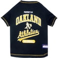 thumbnail image 1 of Pets First MLB Oakland Athletics Tee Shirt for Dogs & Cats. Officially Licensed - Extra Small, 1 of 3