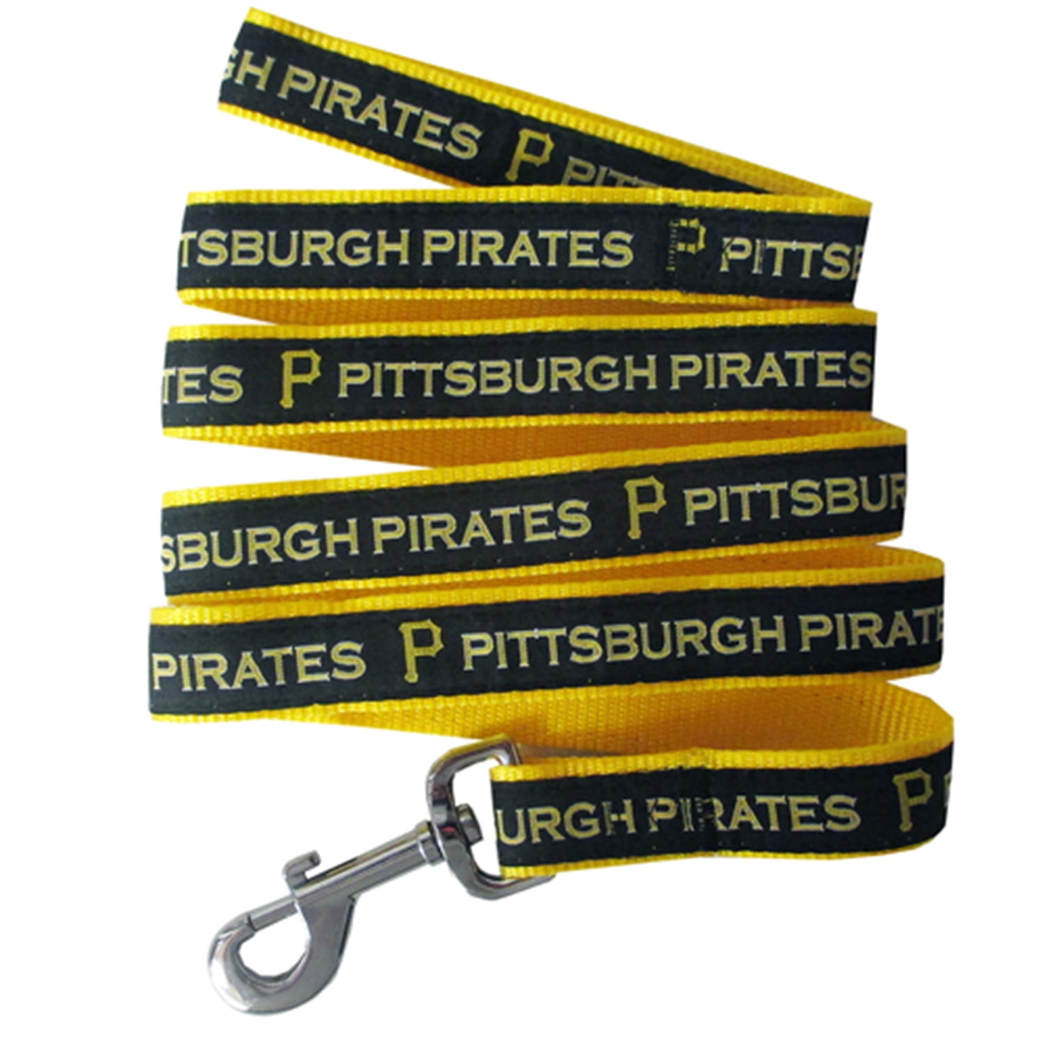 Pets First MLB Pittsburgh Pirates Cats and Dogs Durable Pet Leash, Large