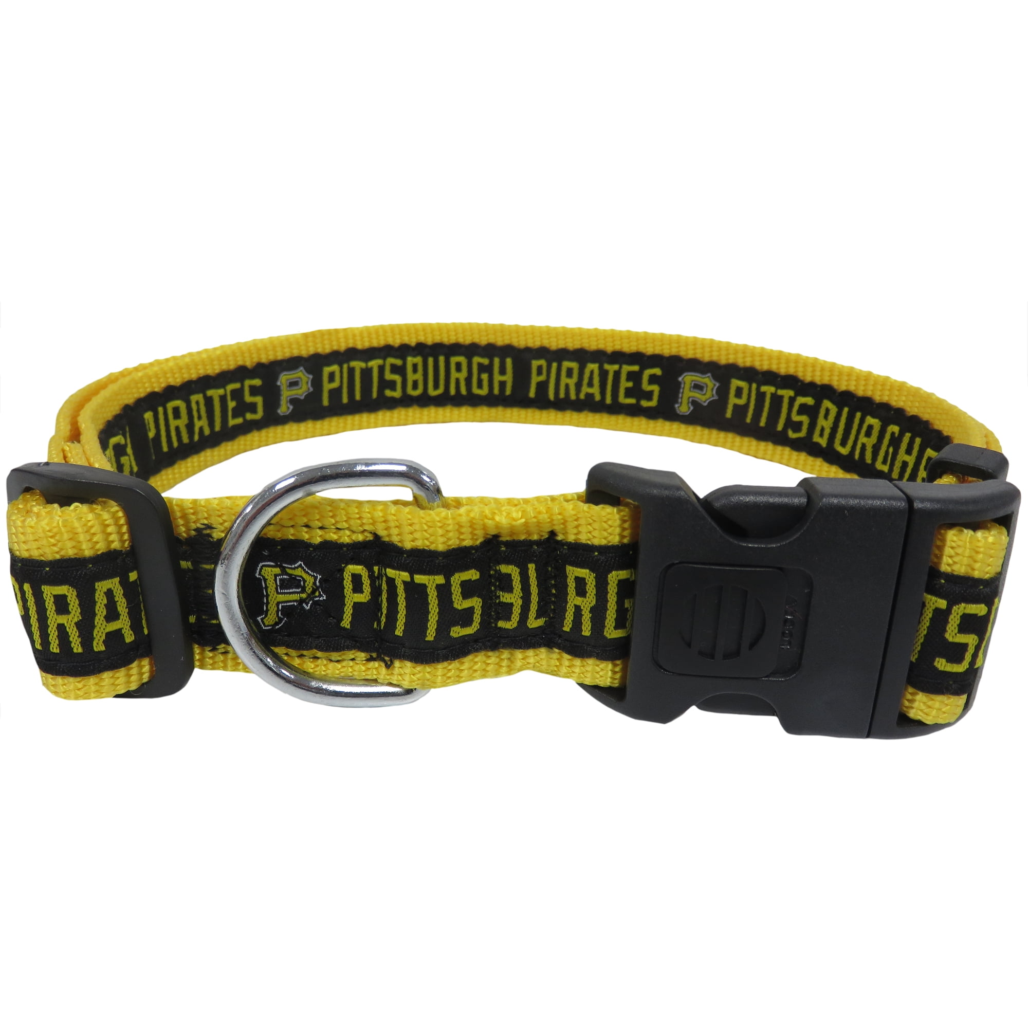 Pets First MLB Pittsburgh Pirates Dogs and Cats Collar - Heavy-Duty, Durable & Adjustable - Extra Large