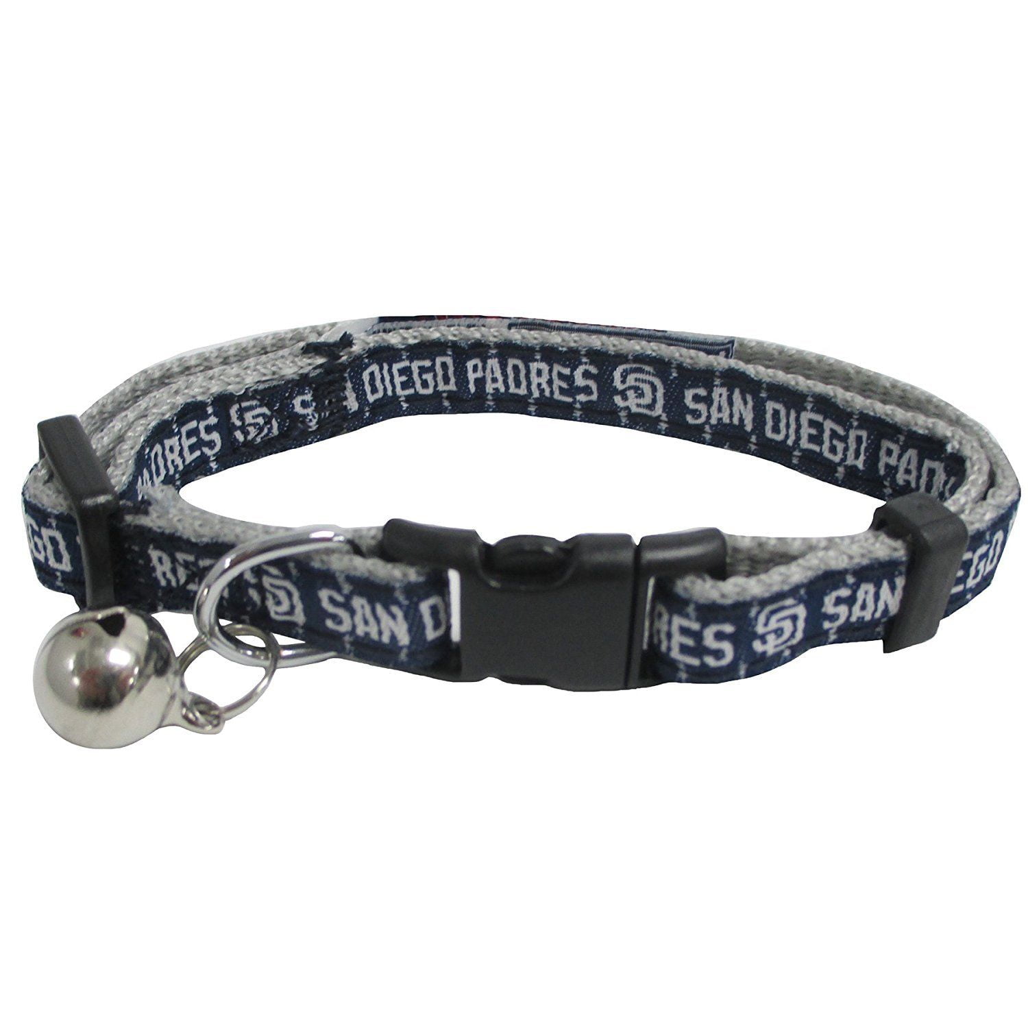 Pets First MLB San Diego Padres Adjustable, Breakaway Cat Collar, Durable Nylon with Jingle Bell in 29 MLB teams