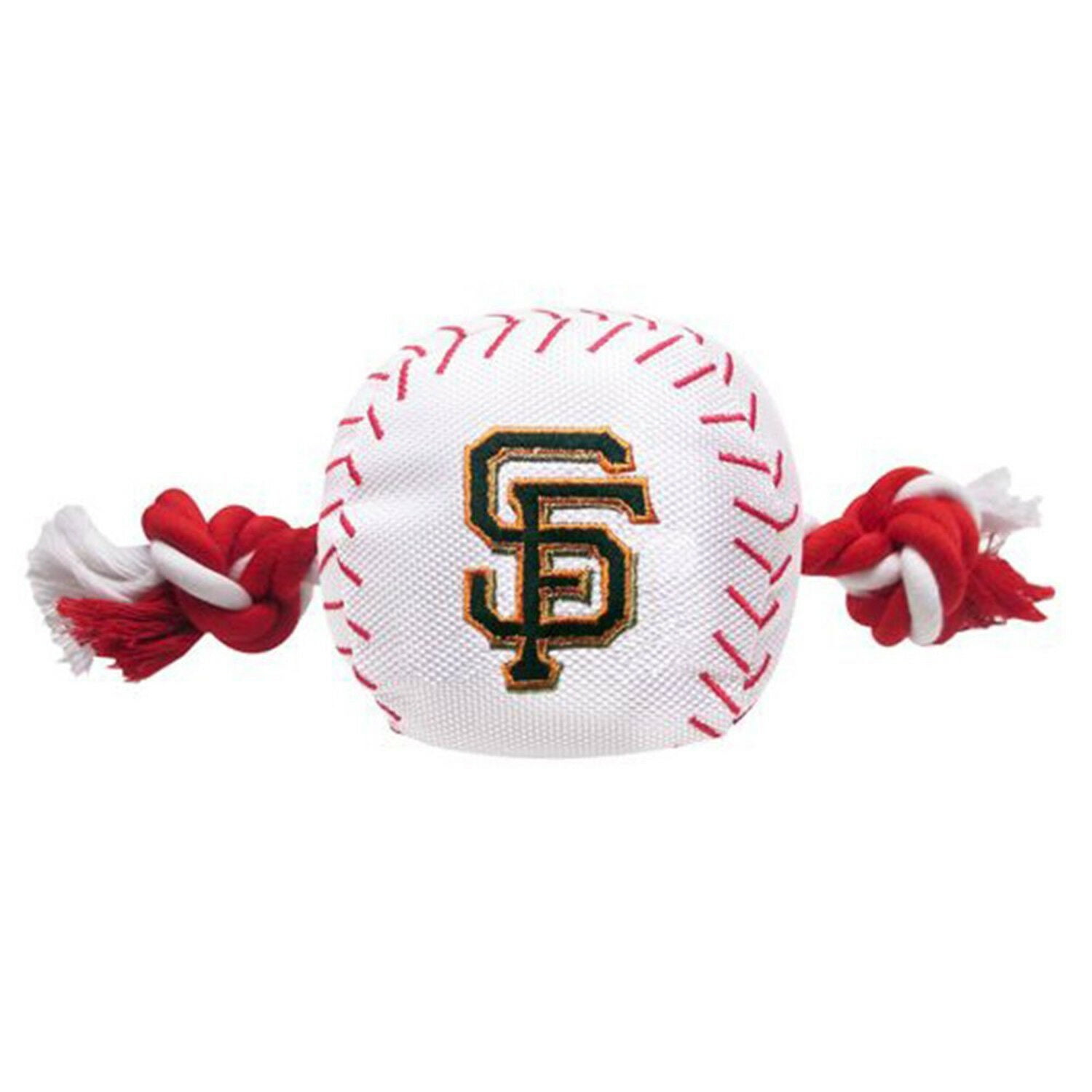 Pets First MLB San Francisco Giants Nylon Baseball Rope Tug Toy, MLB Licensed, Heavy Duty and Durable Toy