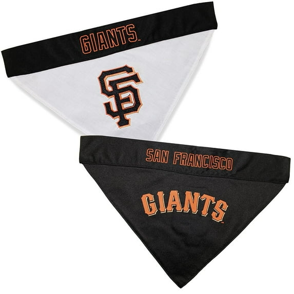 Pets First MLB San Francisco Giants Reversible Bandana - Dual-Sided Bandana for Cats & Dogs