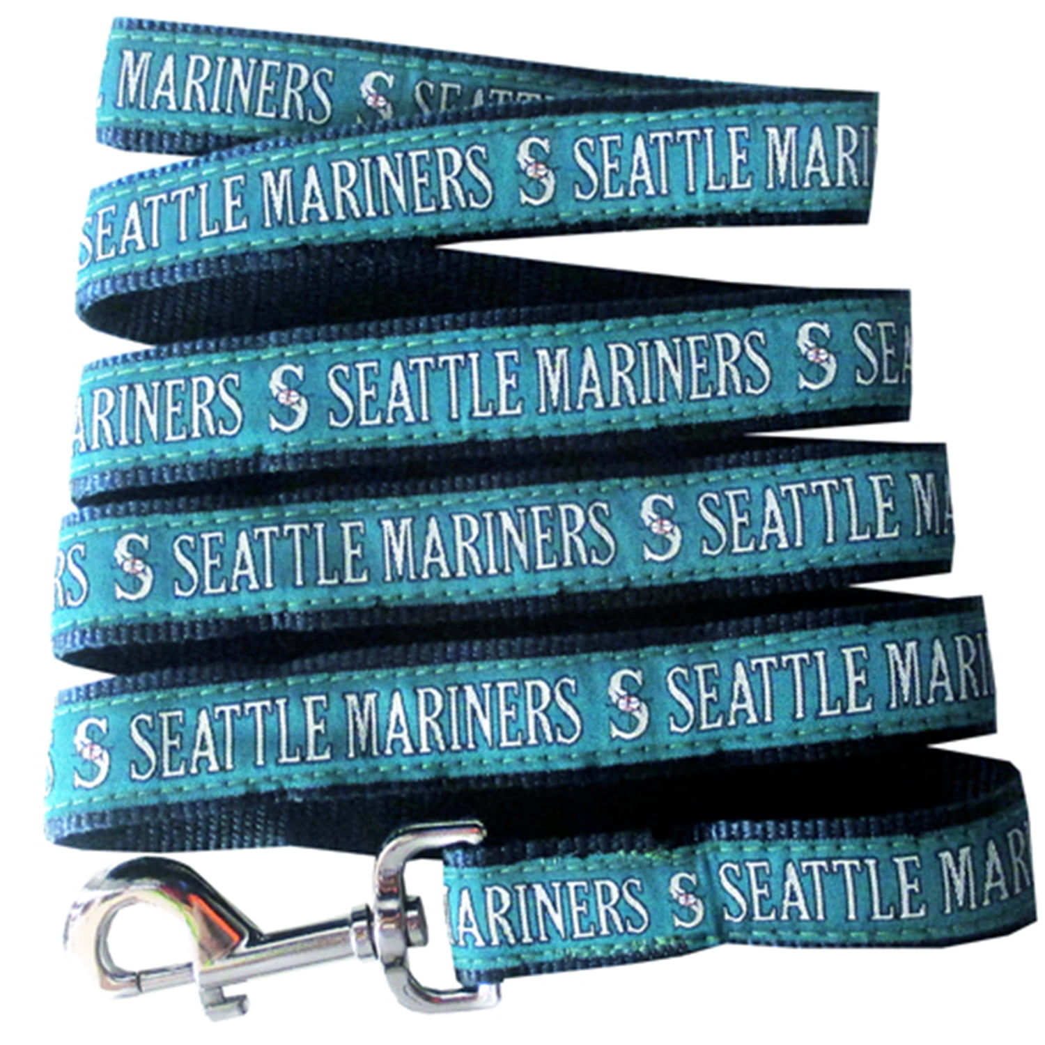 Pets First MLB Seattle Mariners Cats and Dogs Durable Pet Leash, Large