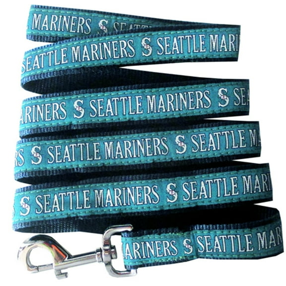 Pets First MLB Seattle Mariners Cats and Dogs Durable Pet Leash, Large
