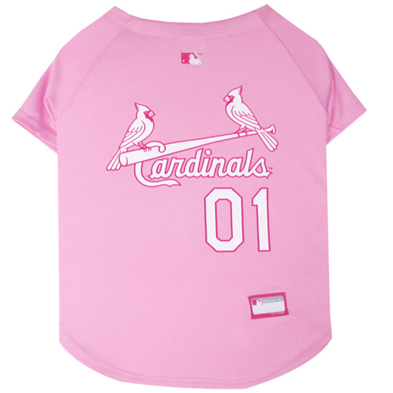 Pets First MLB St. Louis Cardinals Baseball Pink Jersey - Licensed MLB  Jersey - Small 