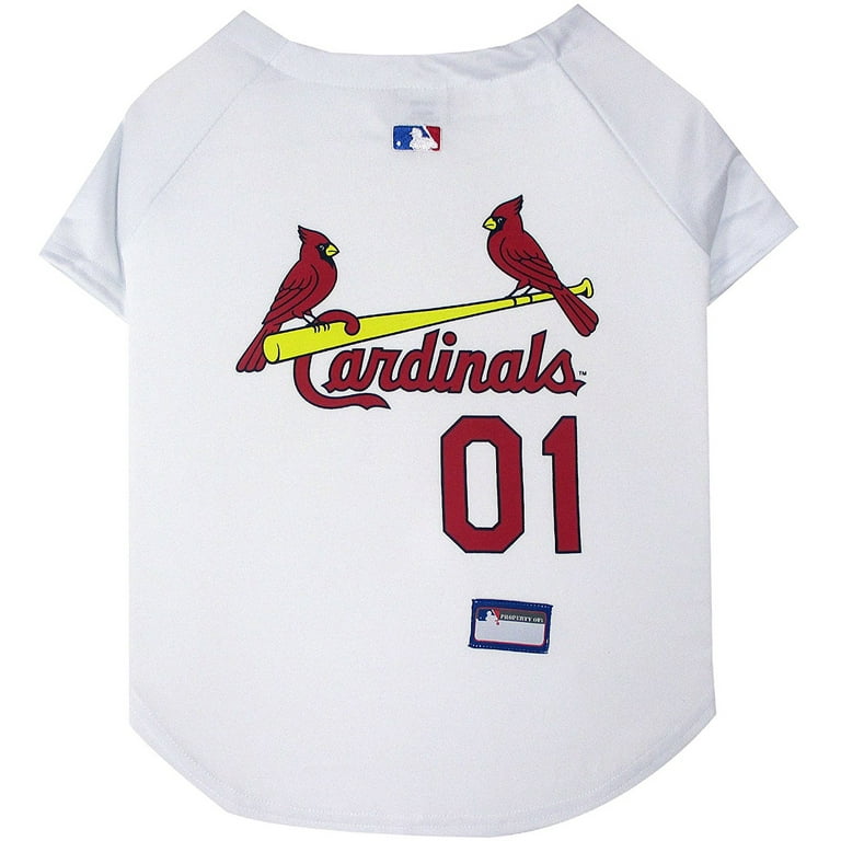 Pets First MLB ST Louis Cardinals Reversible T-Shirt,X-Small for Dogs &  Cats.with The Team Logo Comes with 2 Designs,Stripe Tee Shirt on one