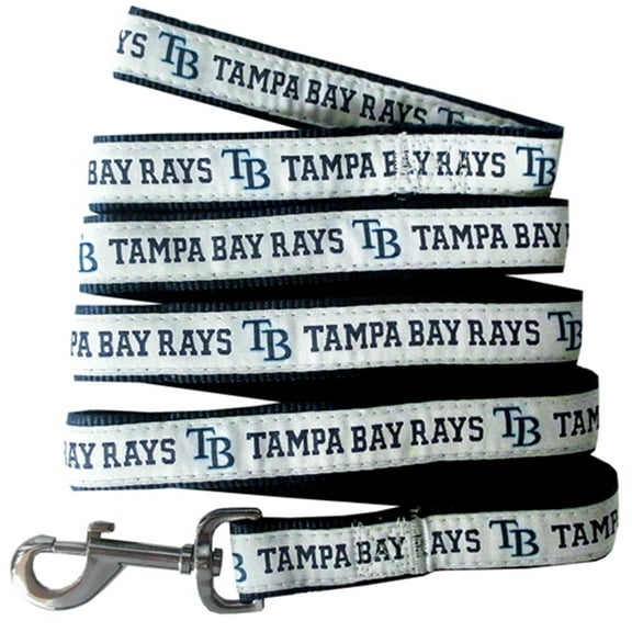 Pets First MLB Tampa Bay Rays Cats and Dogs Durable Pet Leash, Large