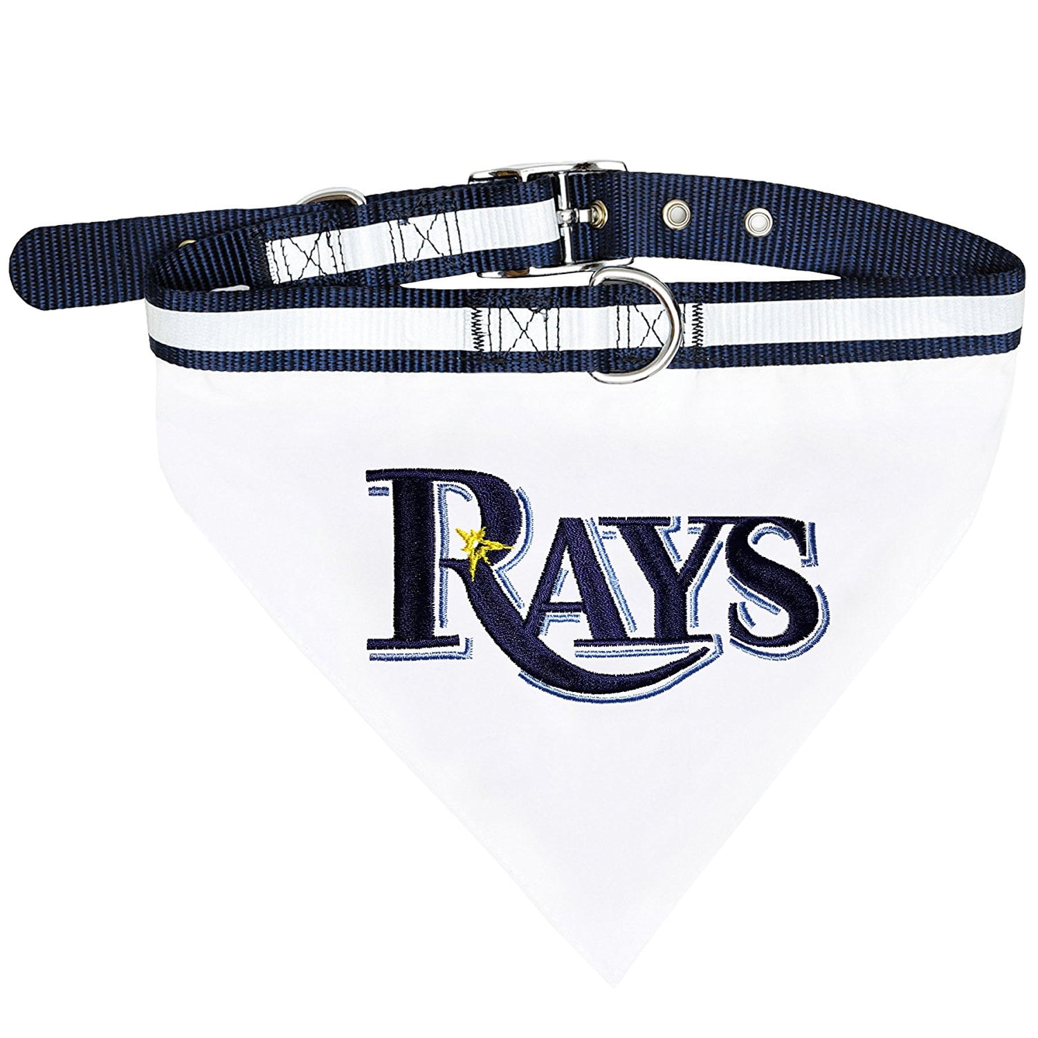 Pets First MLB Tampa Bay Rays Dogs and Cats Collar Bandana - Small