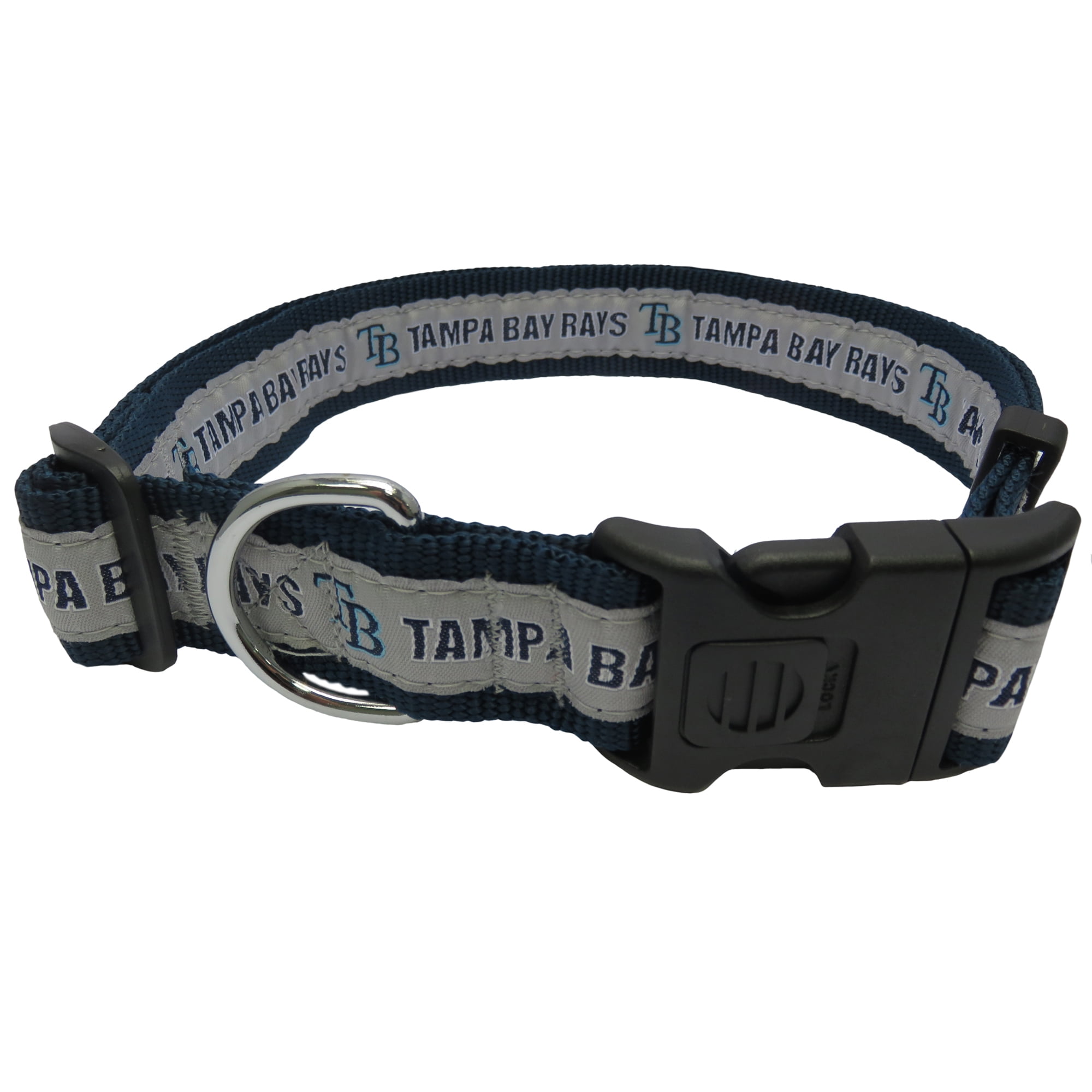 Pets First MLB Tampa Bay Rays Dogs and Cats Collar - Heavy-Duty, Durable & Adjustable - Extra Large