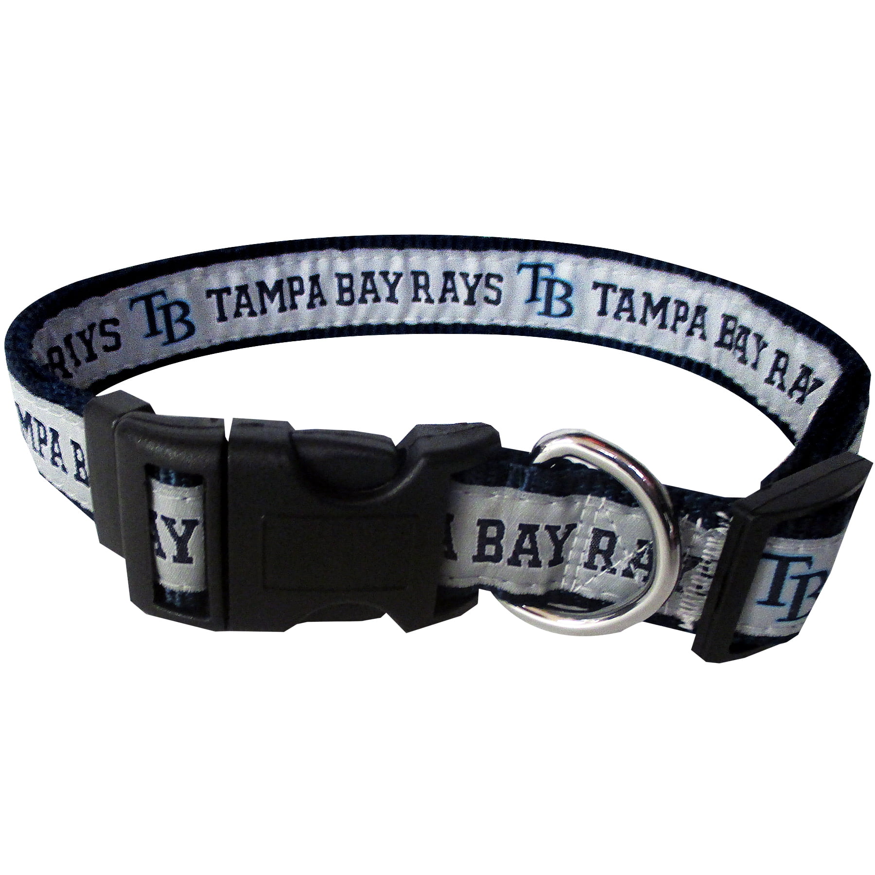 Pets First MLB Tampa Bay Rays Dogs and Cats Collar - Heavy-Duty, Durable & Adjustable - Small