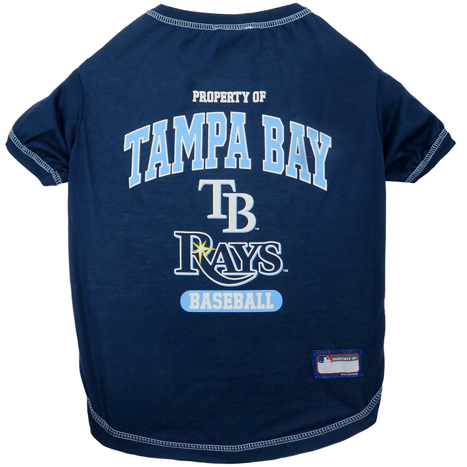 Pets First MLB Tampa Bay Rays Tee Shirt for Dogs & Cats. Officially  Licensed - Medium