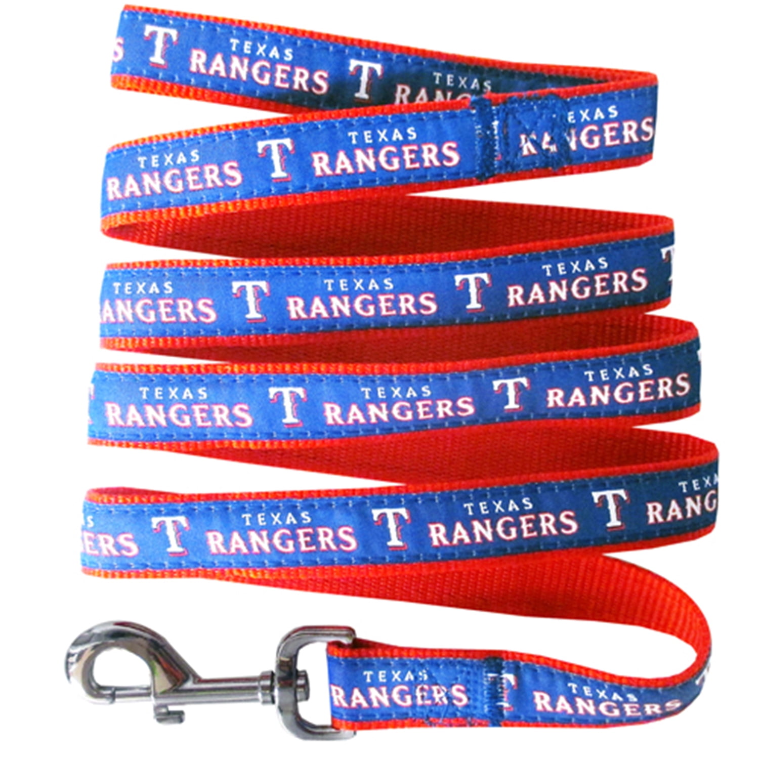Pets First MLB Texas Rangers Cats and Dogs Durable Pet Leash, Large