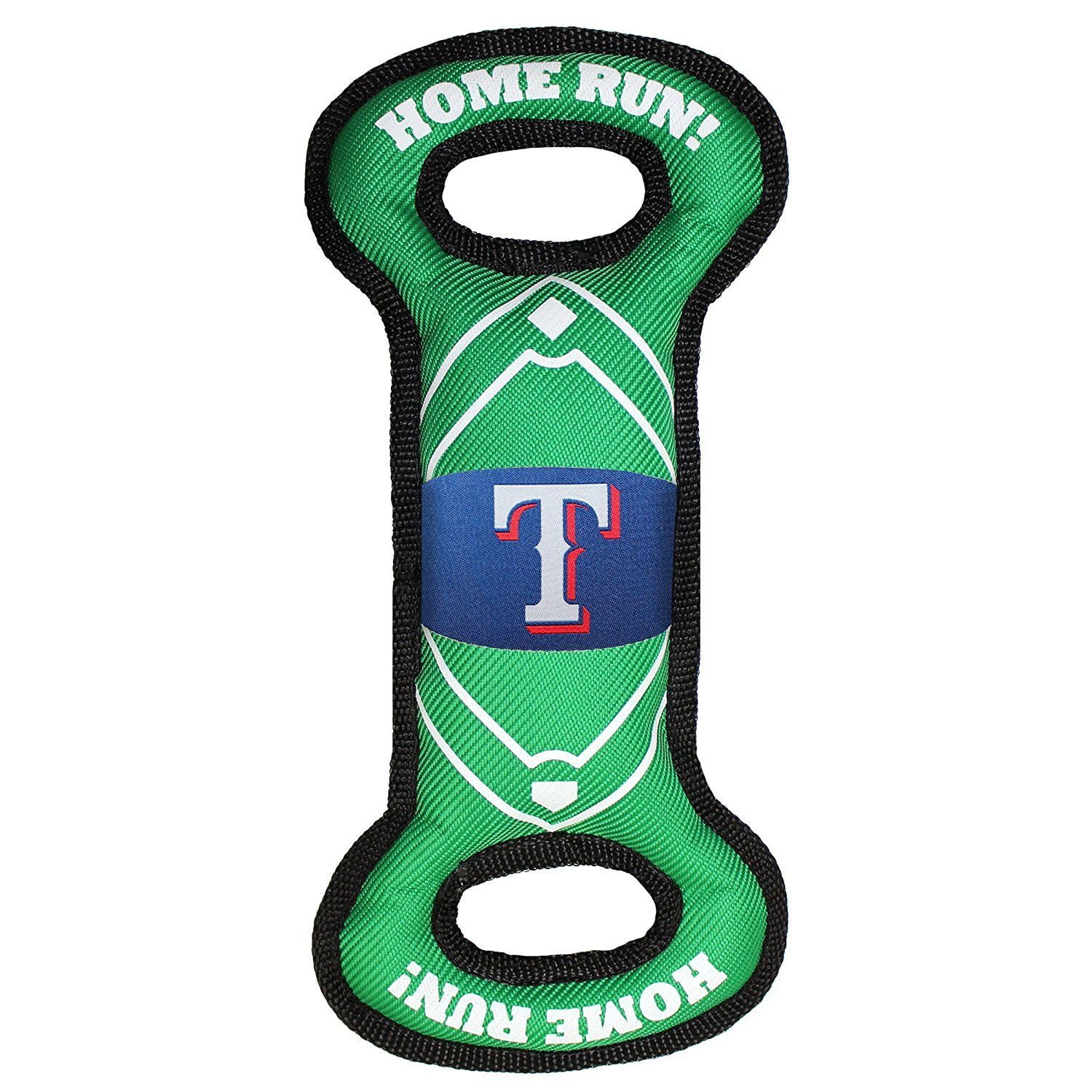 Pets First MLB Texas Rangers Dogs & Cats Durable and Heavy Duty Nylon Field Toy