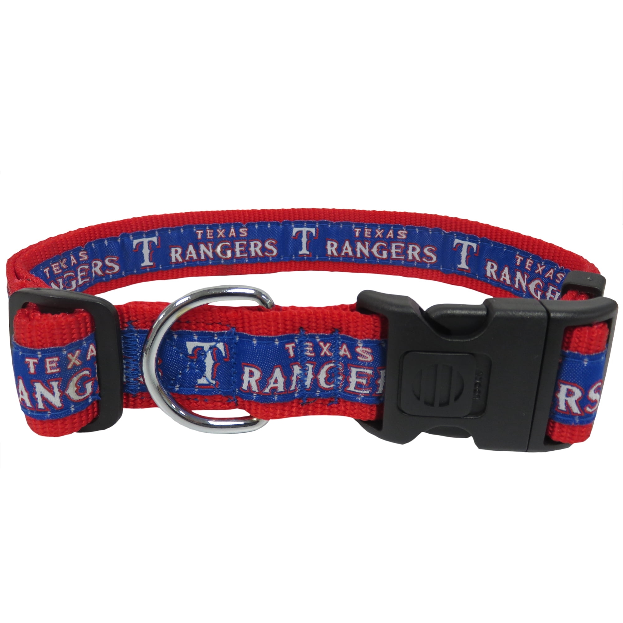 Pets First MLB Texas Rangers Dogs and Cats Collar - Heavy-Duty, Durable & Adjustable - Extra Large