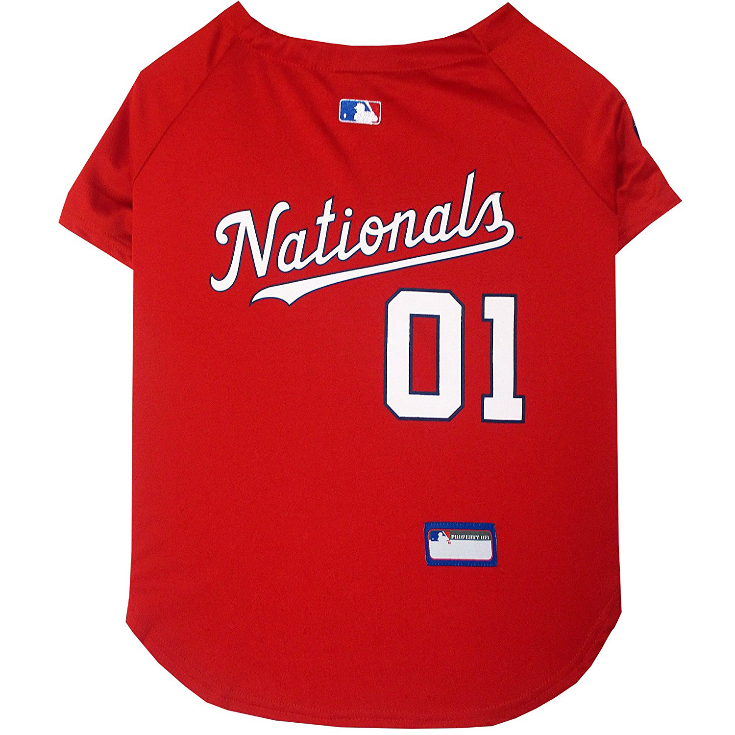 Pets First MLB Washington Nationals Mesh Jersey for Dogs and Cats - Licensed Soft Poly-Cotton Sports Jersey - XX-Large