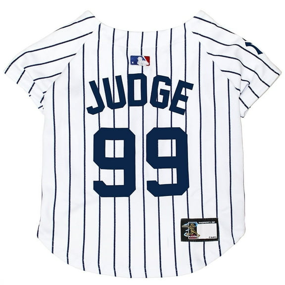 Pets First MLBPA Aaron Judge Mesh Jersey for Dogs and Cats - Licensed Soft Poly-Cotton Jersey