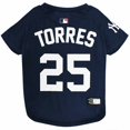 thumbnail image 1 of Pets First MLBPA Gleyber Torres Cat and Dog Tee Shirt - Licensed with overlock stitching - Extra Small, 1 of 3