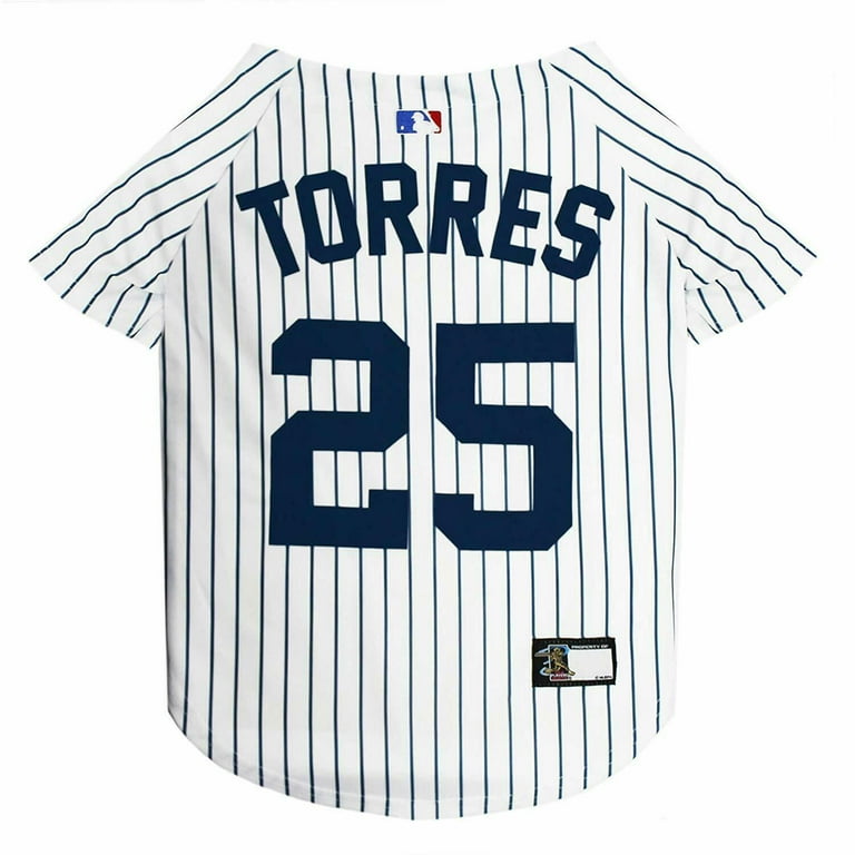 GULL 【2mm JERSEY TOPPER】 Pets First MLBPA Gleyber Torres Mesh Jersey for Dogs and