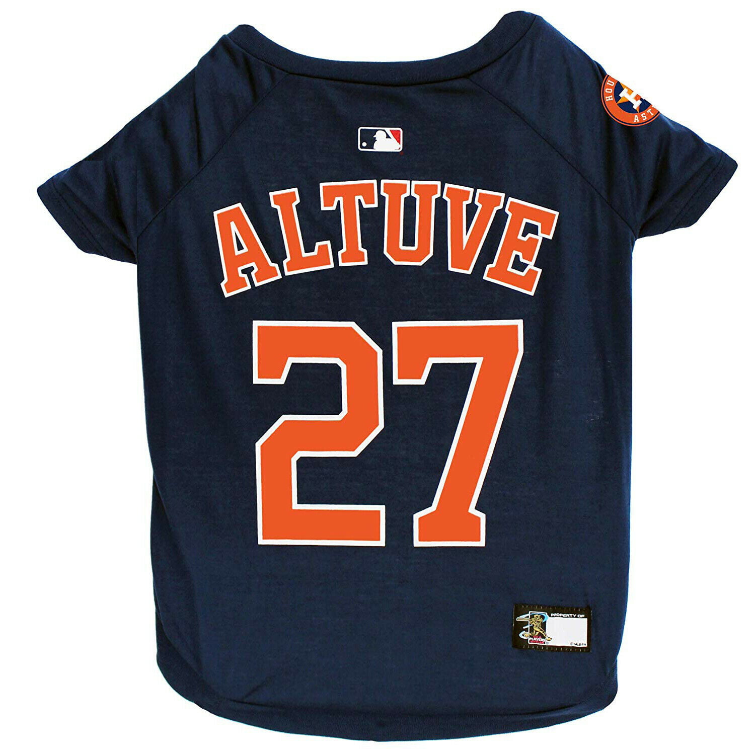 Pets First mlbpa Jose Altuve Cat and Dog Tee Shirt - Licensed with Overlock Stitching - Extra Small, Size: XS