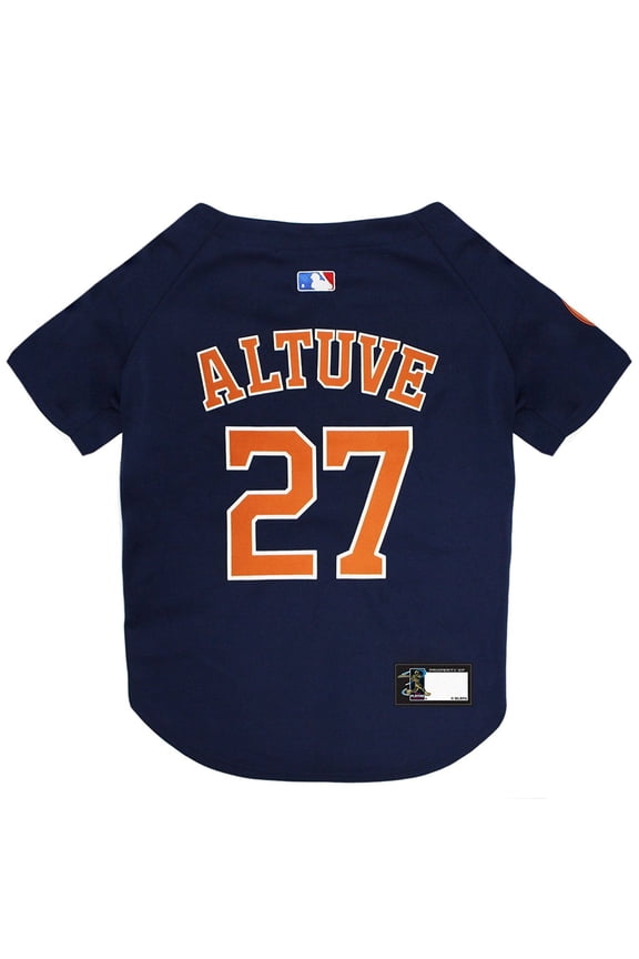 Jose Altuve Navy Houston Astros Player Pet Jersey