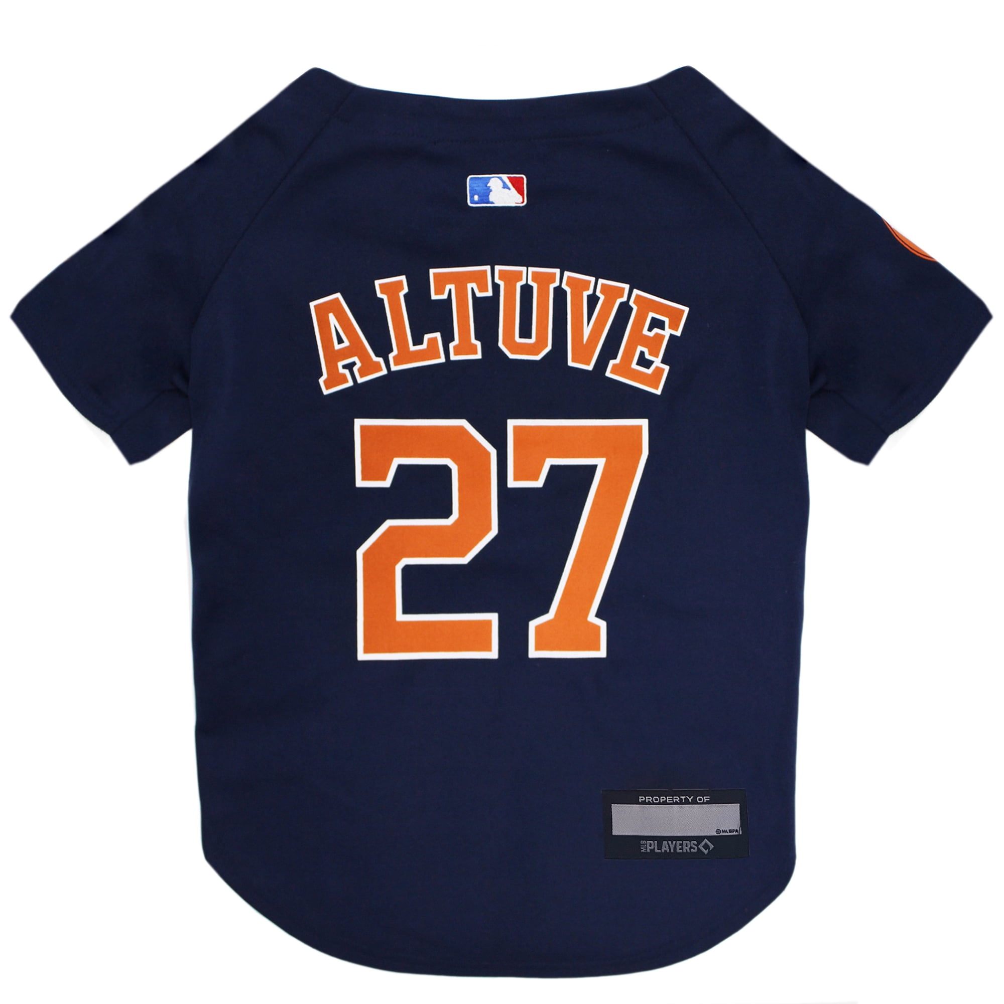 Pets First MLBPA Jose Altuve Mesh Jersey for Dogs and Cats - Licensed Soft Poly-Cotton Jersey