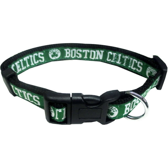 Pets First NBA Boston Celtics Pet Collar, 3 Sizes Available, Sports Fan Dog Collar