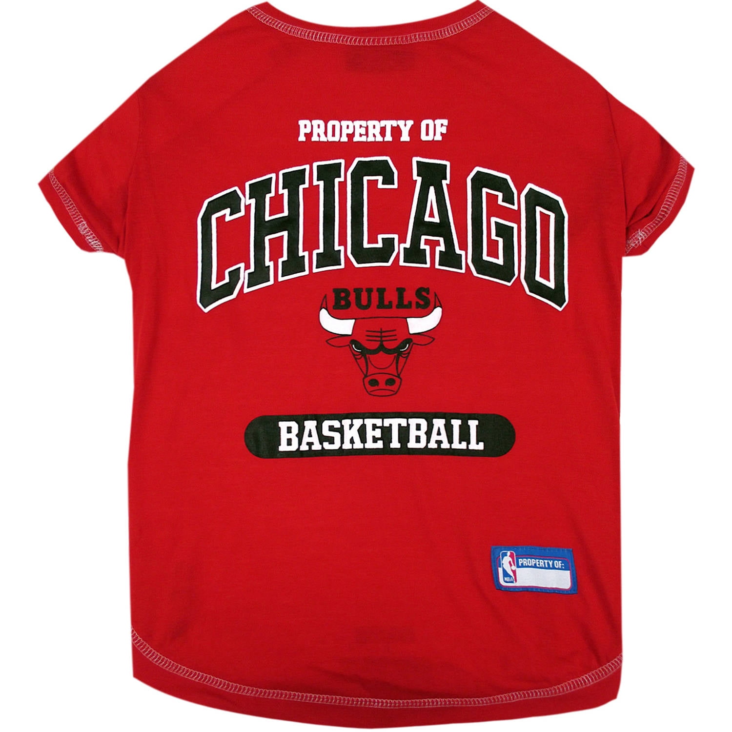 Pets First NBA Chicago Bulls Pet T-shirt, Assorted Sizes
