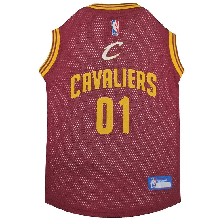 Pets First NBA Cleveland Cavaliers Mesh Basketball Jersey for DOGS CATS Licensed Comfy Mesh 21 Basketball Teams 5 sizes
