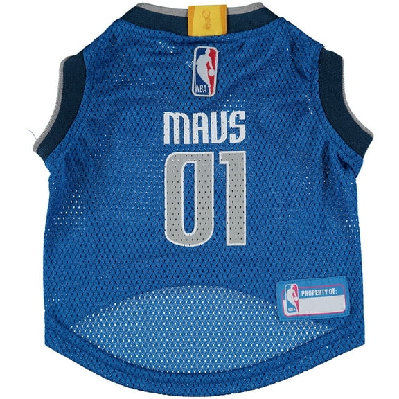 Pets First NBA Dallas Mavericks Mesh Basketball Jersey for DOGS & CATS - Licensed, Comfy Mesh, 21 Basketball Teams / 5 sizes