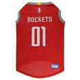 thumbnail image 1 of Pets First NBA Houston Rockets Mesh Basketball Jersey for DOGS & CATS - Licensed, Comfy Mesh, 21 Basketball Teams / 5 sizes, 1 of 4