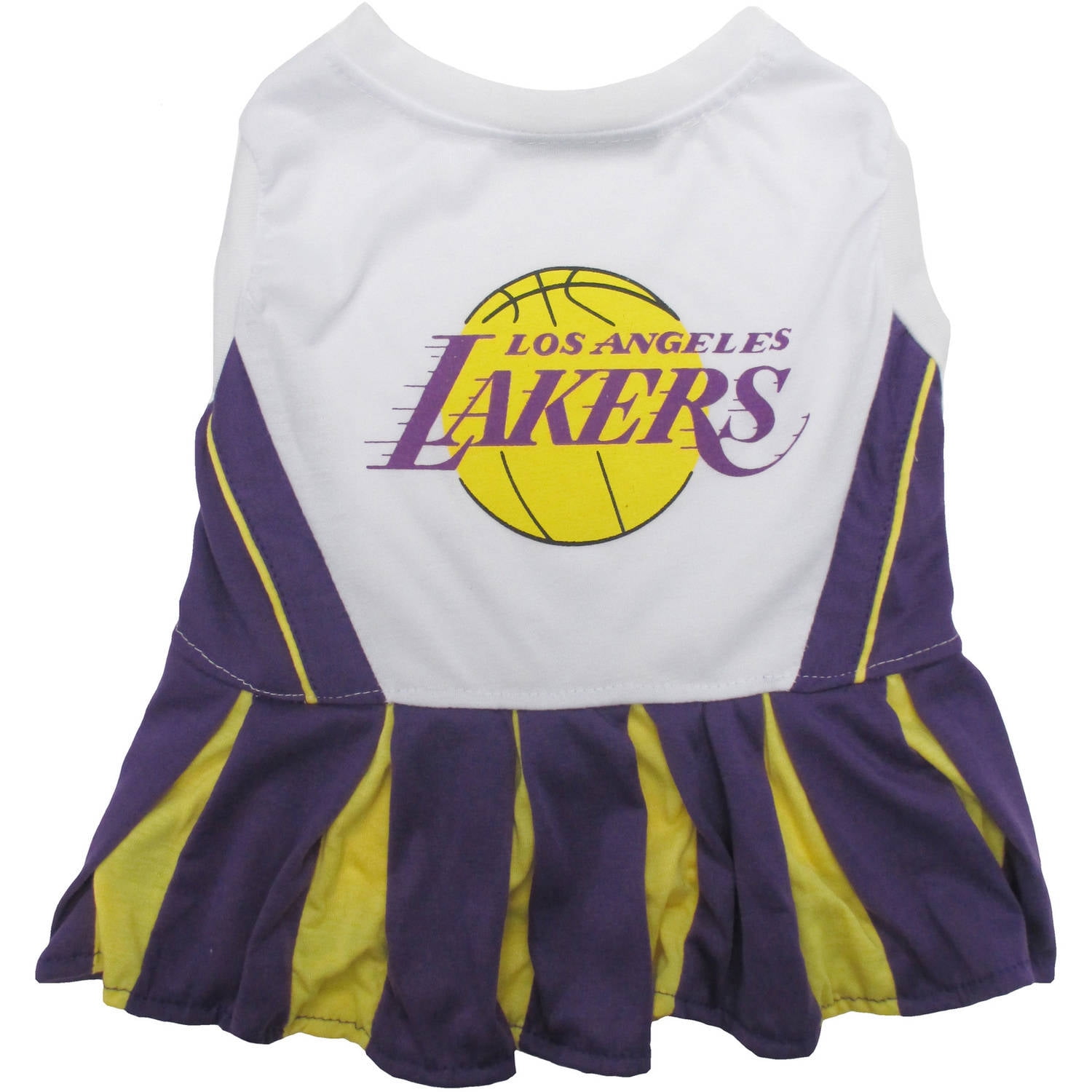 Pets First NBA Los Angeles Lakers Cheerleader, 3 Sizes Pet Dress