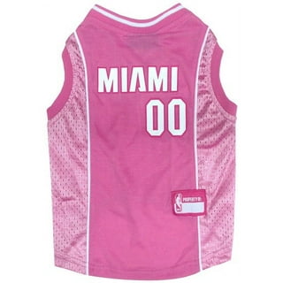 Men's Mitchell & Ness Alonzo Mourning Pink Miami Heat 2005-06 Hardwood Classics Reload Swingman Jersey