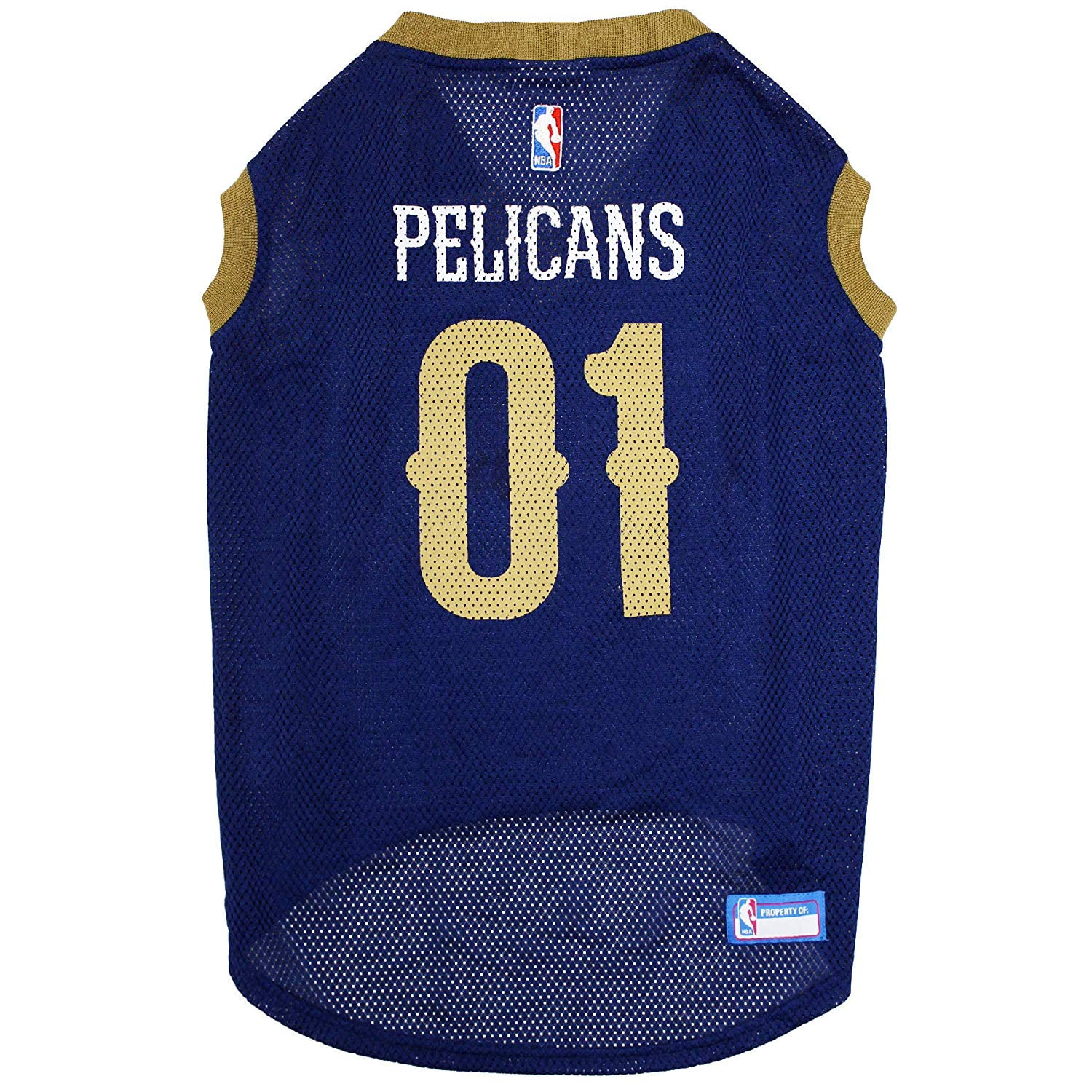 New Orleans Pelicans Mesh Dog Basketball Jersey