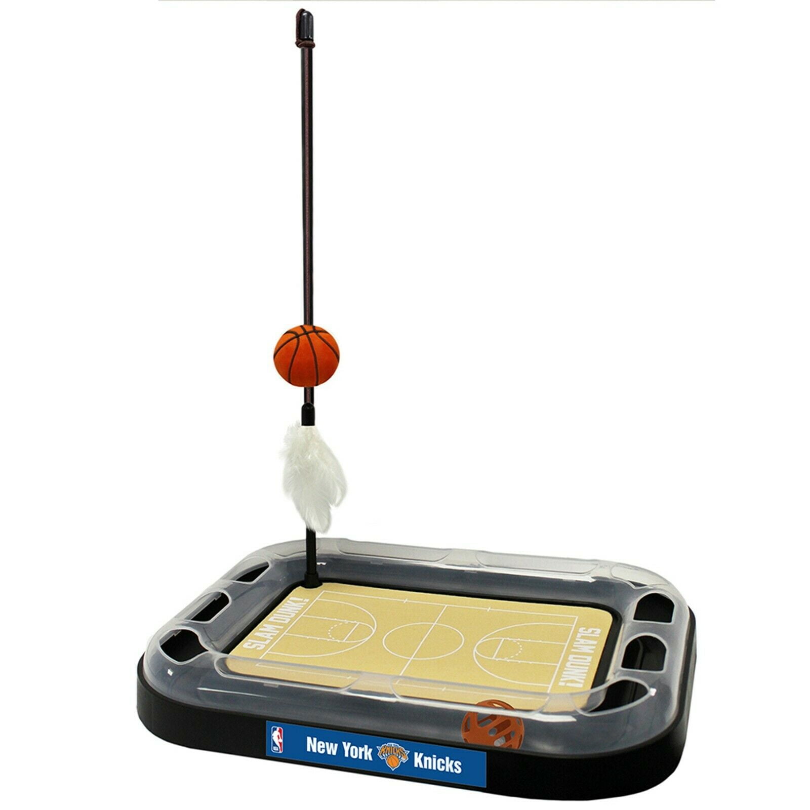 Pets First NBA New York Knicks CAT Scratcher Toy - Kitty Toy