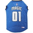 thumbnail image 1 of Pets First NBA Orlando Magic Mesh Basketball Jersey for DOGS & CATS - Licensed, Comfy Mesh, 21 Basketball Teams / 5 sizes, 1 of 4