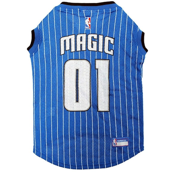 Pets First NBA Orlando Magic Mesh Basketball Jersey for DOGS & CATS - Licensed, Comfy Mesh, 21 Basketball Teams / 5 sizes
