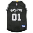 thumbnail image 1 of Pets First NBA San Antonio Spurs Mesh Basketball Jersey for DOGS & CATS - Licensed, Comfy Mesh, 21 Basketball Teams / 5 sizes, 1 of 4