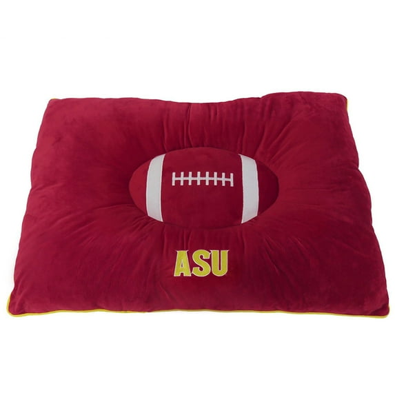 Pets First NCAA Arizona State Sun Devils Soft & Cozy Plush Pillow Pet Bed Mattress for DOGS & CATS. Premium Quality