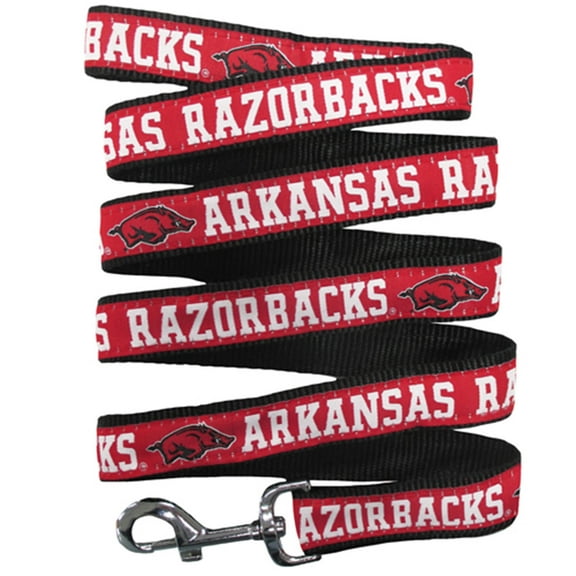Pets First NCAA Arkansas Razorbacks Leash for Dogs - Officially Licensed - 50+ Teams - 3 Sizes