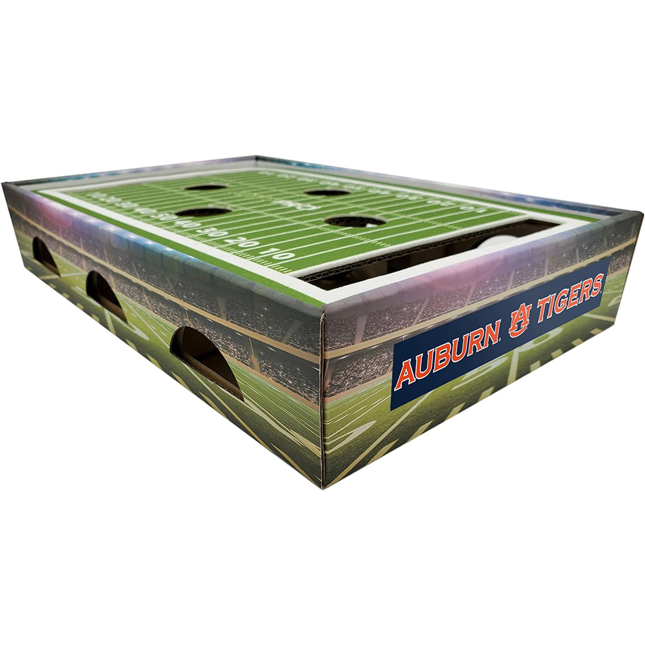Pets First NCAA Cat Scratcher Box Football Field Designed Cat Scratcher & Lounge