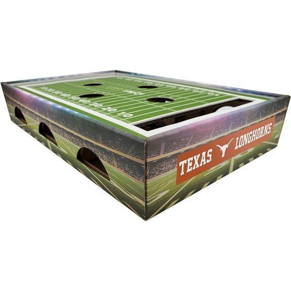 Pets First NCAA Cat Scratcher Box Football Field Designed Cat Scratcher & Lounge