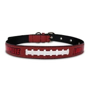 Pets First NCAA College Louisville Cardinals PREMIUM SPORTY DOG COLLAR, LIMITED EDITION, Best & Toughest Heavy-Duty Dog Collar, Large