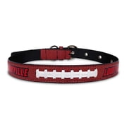 Pets First NCAA College Louisville Cardinals PREMIUM SPORTY DOG COLLAR, LIMITED EDITION, Best & Toughest Heavy-Duty Dog Collar, Small