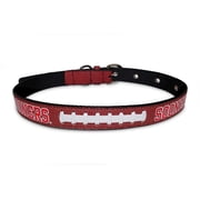 Pets First NCAA College Oklahoma Sooners PREMIUM SPORTY DOG COLLAR, LIMITED EDITION, Best & Toughest Heavy-Duty Dog Collar, Large