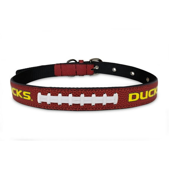 Pets First NCAA College Oregon Ducks PREMIUM SPORTY DOG COLLAR, LIMITED EDITION, Best & Toughest Heavy-Duty Dog Collar, Medium
