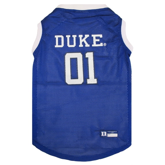 Pets First NCAA Duke Blue Devils Basketball Mesh Jersey - Licensed, Brand NEW, 5 Collegiate Teams in 6 sizes