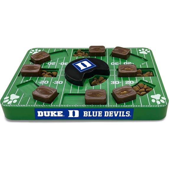 Pets First NCAA Duke Blue Devils Puzzle Toy, Puzzle Treat Dog Toy, Interactive Dog Treat Toy, Dog Puzzle Feeding Slow Toy