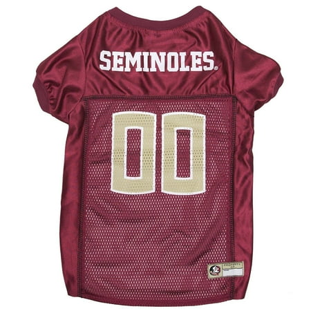 Pets First NCAA Florida State Seminoles Mesh Jersey for Dogs and Cats, Licensed, Extra Small