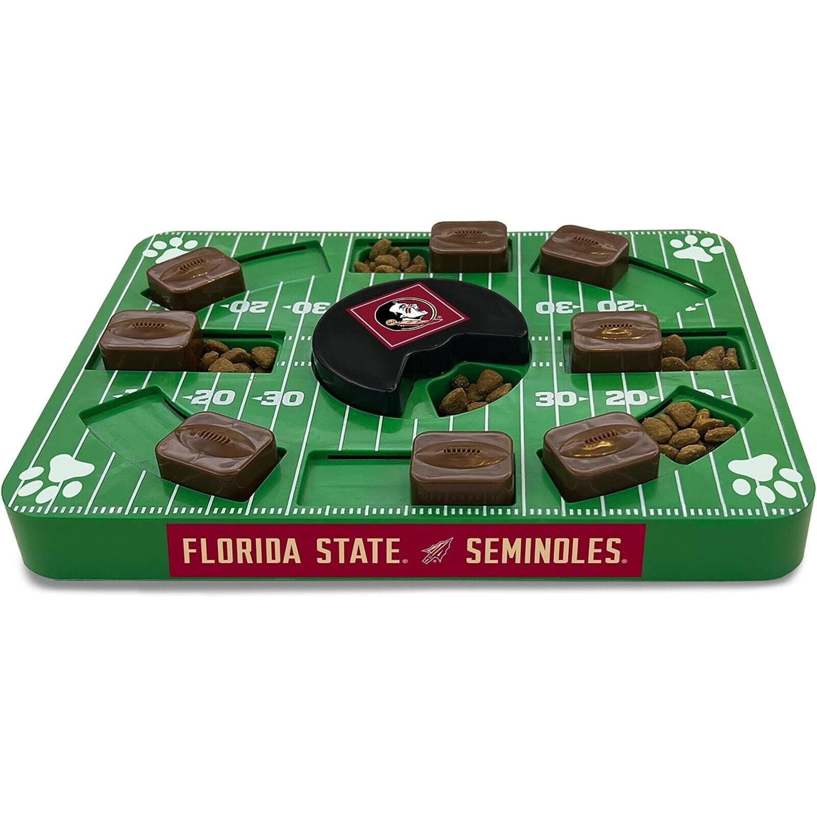 Pets First NCAA Florida State Seminoles Puzzle Toy, Puzzle Treat Dog Toy, Interactive Dog Treat Toy, Dog Puzzle Feeding Slow Toy
