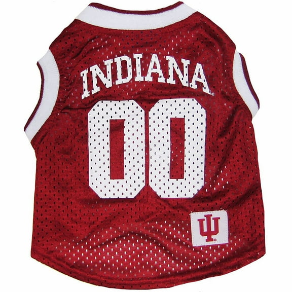 Pets First NCAA Indiana Hoosiers Basketball Mesh Jersey - Licensed, Brand NEW, 5 Collegiate Teams in 6 sizes